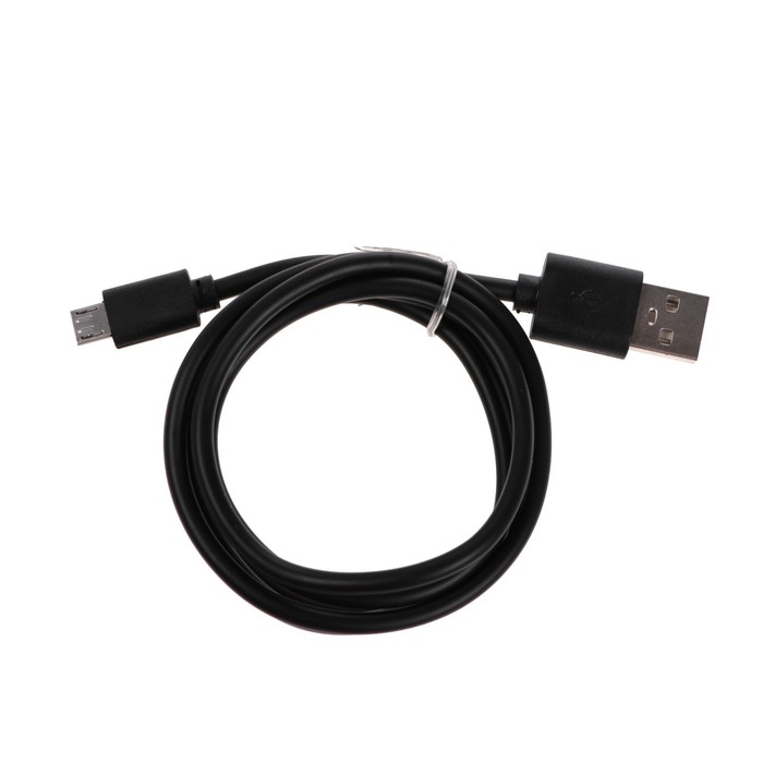 

Кабель Defender USB08-03H, microUSB - USB, 1 А, 1 м, черный