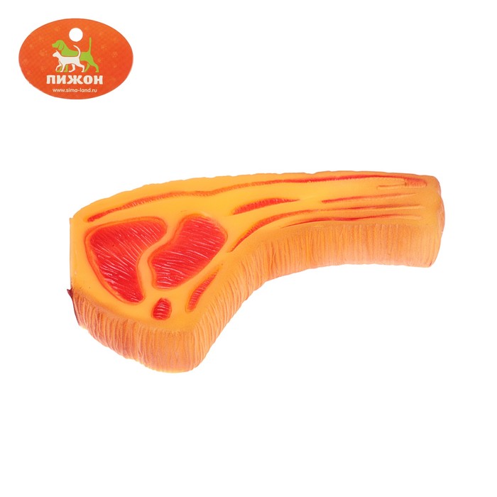 Игрушка пищащая "Аппетитный кусок", 16 х 9,5 см