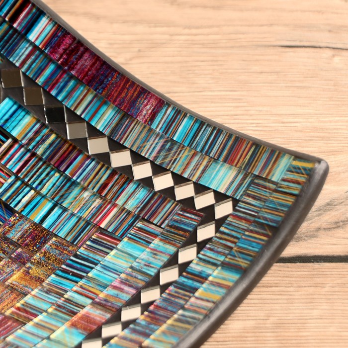 фото Тарелка декоративная 20х20х5 см, керамика