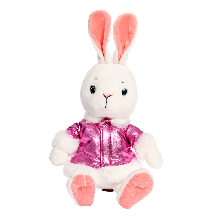 фото Мягкая игрушка «крольчиха молли в шубке», 20 см maxitoys luxury
