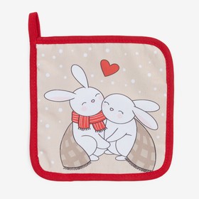 

Набор кухонный Доляна Love in New Year: подставка, прихватка