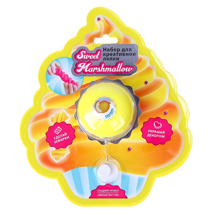 Набор лёгкого прыгающего пластилина Sweet Marshmallow «Дыня» 30мл