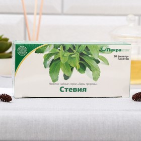 

Стевия "Дары природы" листья, 20 * 1,5 г