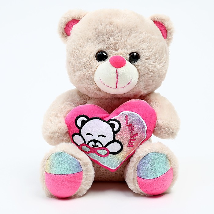 Мягкая игрушка «Мишка», 25 см, цвета МИКС мягкая игрушка мишка сердце с бантом 25 см цвет микс 9202169