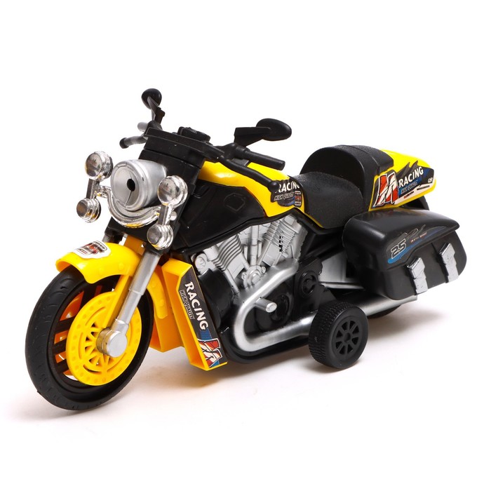Мотоцикл инерционный «Харлей» цвет МИКС мотоцикл инерционный квадрик цвета микс