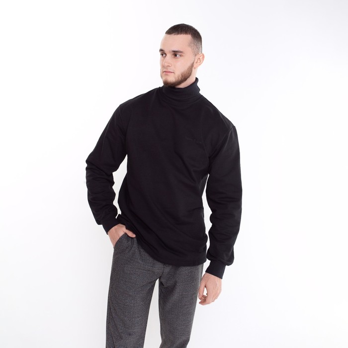

Водолазка мужская НАЧЁС, цвет чёрный, размер 52 (2XL)