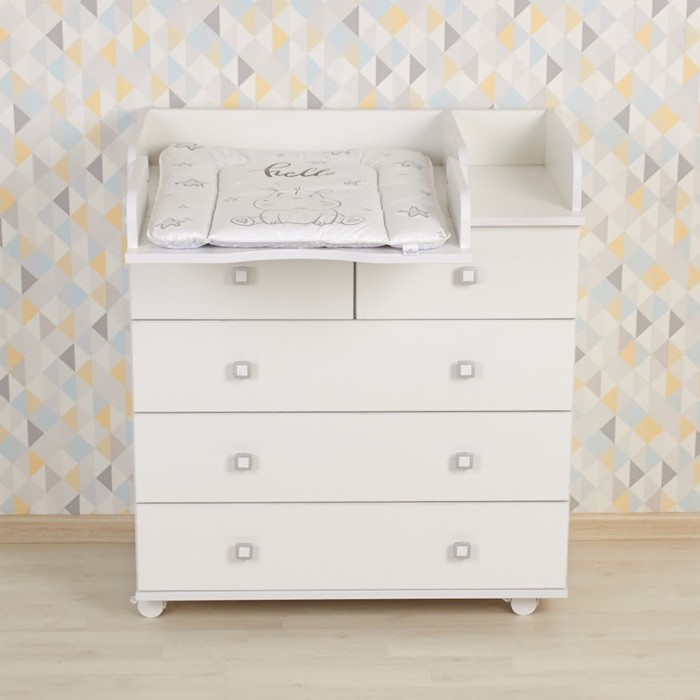 

Комод Polini kids Simple 2783, 467х804х900 мм, белый