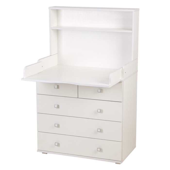 

Комод со стеллажом Polini kids Simple 2780, 467х804х1307 мм, белый