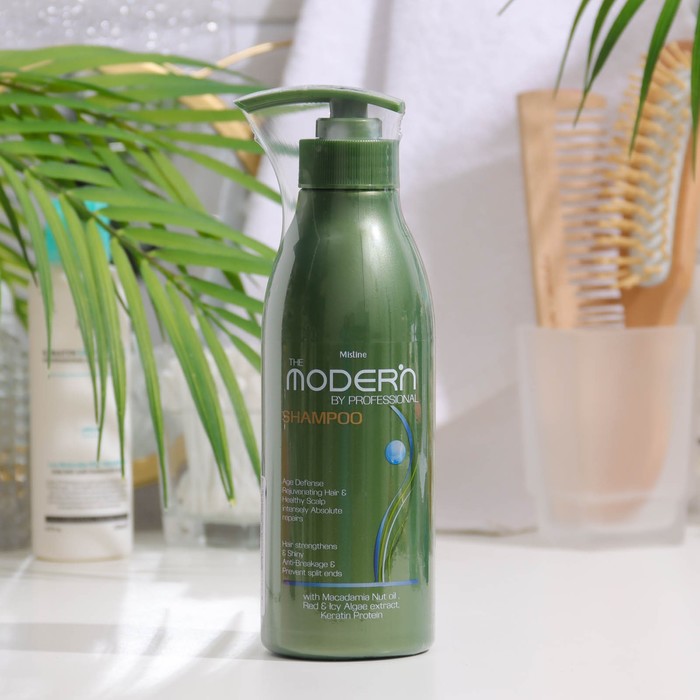 Шампунь Mistine восстанавливающий с кератином, водорослями и макадамией, 350 мл