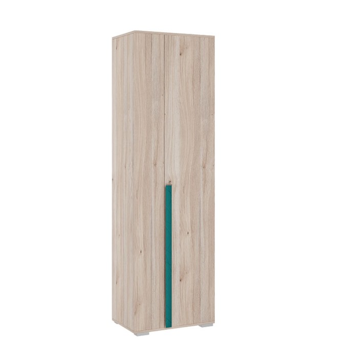 Шкаф двухдверный «Лайк 08.01», 620 × 420 × 2100 мм, цвет дуб мария / изумруд прихожая лайк к3 1320 × 420 × 2100 мм цвет дуб мария изумруд