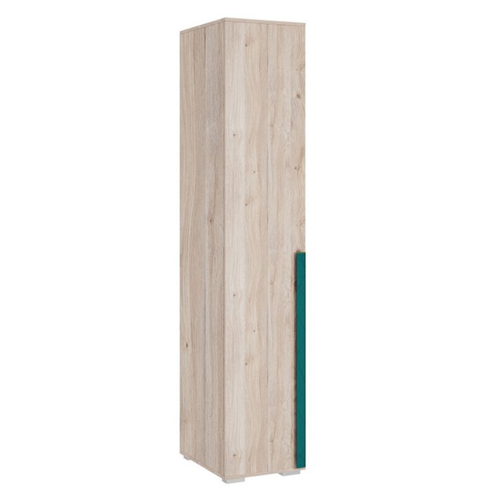 Шкаф однодверный «Лайк 01.01», 400 × 550 × 2100 мм, цвет дуб мария / изумруд шкаф однодверный лайк 54 01 400 × 550 × 2100 мм цвет дуб мария графит