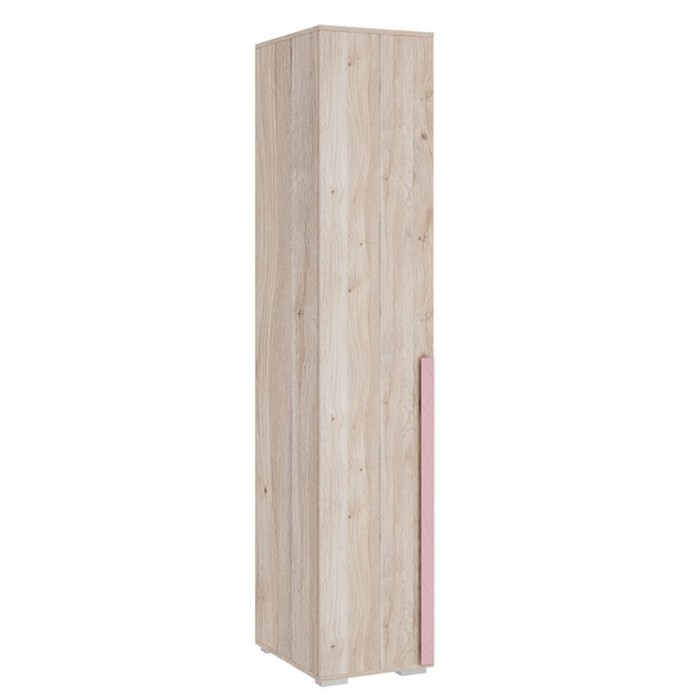 Шкаф однодверный «Лайк 01.01», 400 × 550 × 2100 мм, цвет дуб мария / роуз шкаф однодверный лайк 54 01 400 × 550 × 2100 мм цвет дуб мария графит
