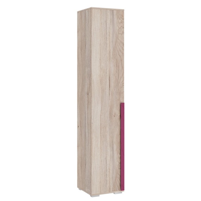 Шкаф однодверный «Лайк 07.01», 400 × 420 × 2100 мм, цвет дуб мария / фуксия прихожая лайк к3 1320 × 420 × 2100 мм цвет дуб мария фуксия