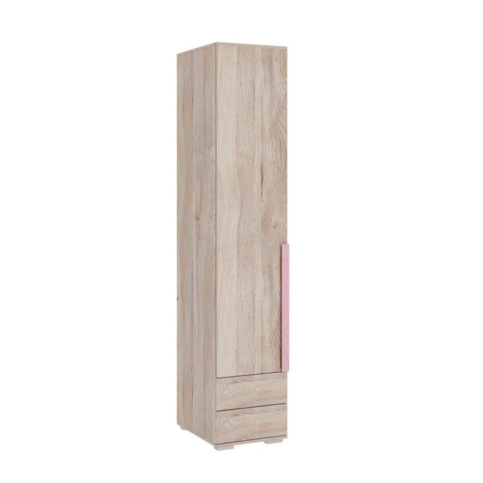 Шкаф однодверный «Лайк 54.01», 400 × 550 × 2100 мм, цвет дуб мария / роуз шкаф однодверный лайк 54 01 400 × 550 × 2100 мм цвет дуб мария графит