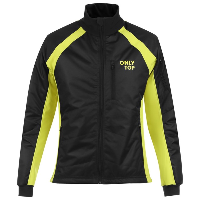Куртка утеплённая ONLYTOP, black/yellow, размер 52