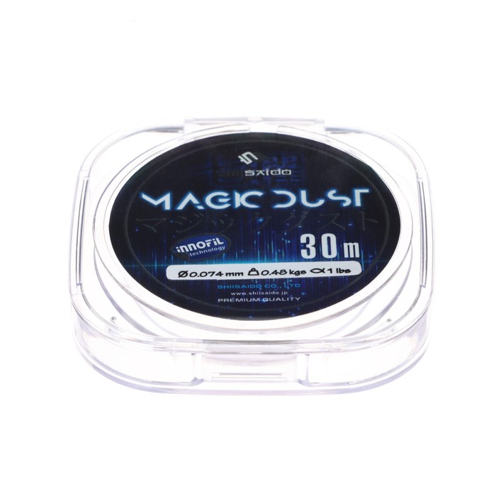 фото Леска shii saido magic dust, диаметр 0.074 мм, тест 0.48 кг, 30 м, хамелеон