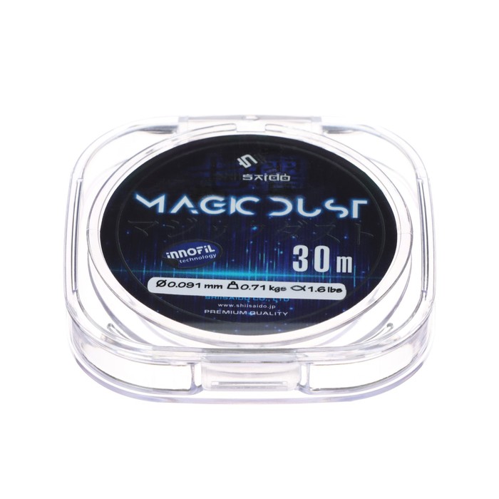 фото Леска shii saido magic dust, диаметр 0.091 мм, тест 0.71 кг, 30 м, хамелеон