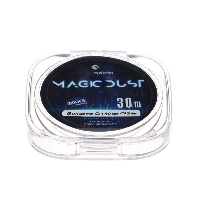 фото Леска shii saido magic dust, диаметр 0.128 мм, тест 1.40 кг, 30 м, хамелеон