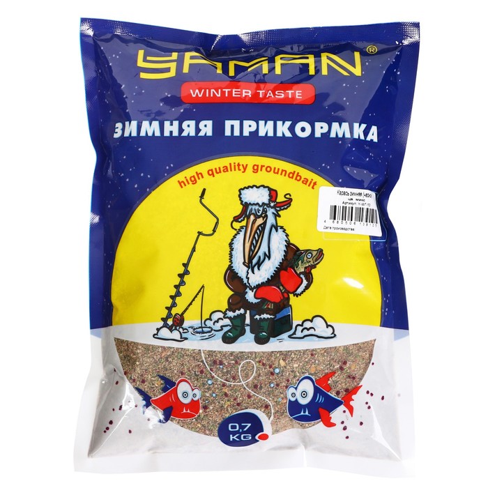 цена Прикормка Yaman Winter Taste Карась зимняя, чеснок, МИКС, 700 г