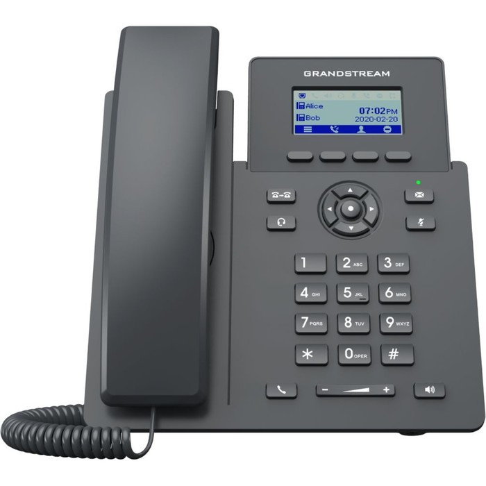 Телефон IP Grandstream GRP-2601P, чёрный voip телефон grandstream grp 2601p 2 линии 2 sip аккаунта poe grp 2601p