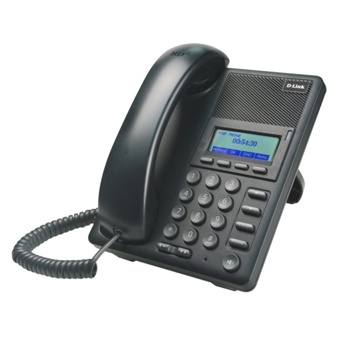Телефон IP D-Link DPH-120SE/F1, чёрный