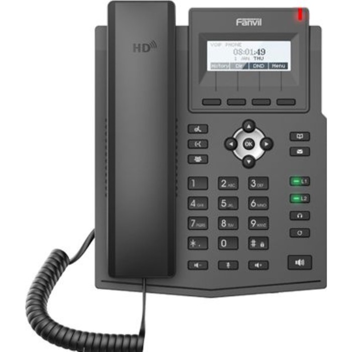 

Телефон IP Fanvil X1SG, чёрный