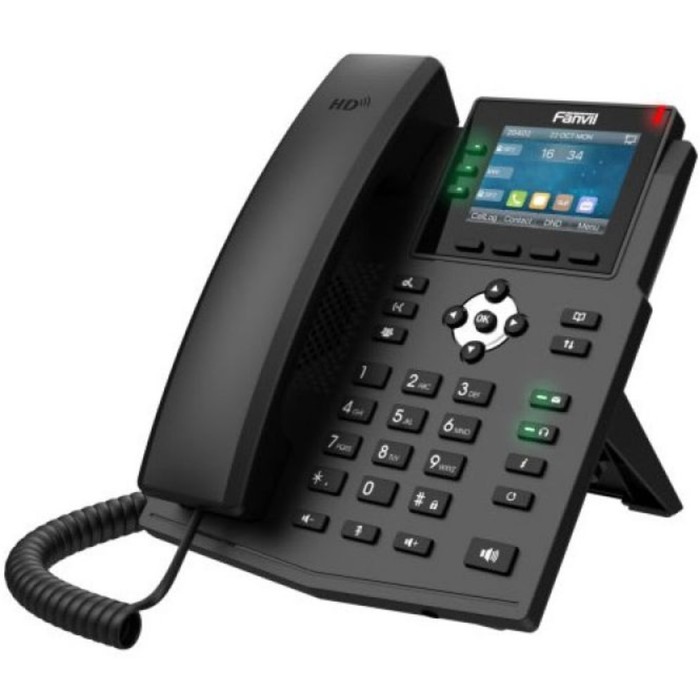 Телефон IP Fanvil X3U, чёрный телефон ip fanvil h5 чёрный