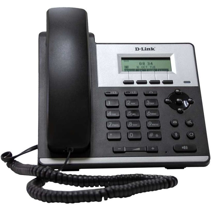 Телефон IP D-Link DPH-120SE/F2, чёрный