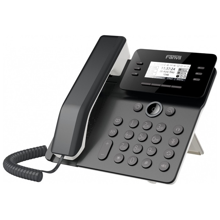 Телефон IP Fanvil V62, чёрный телефон ip fanvil j6 чёрный