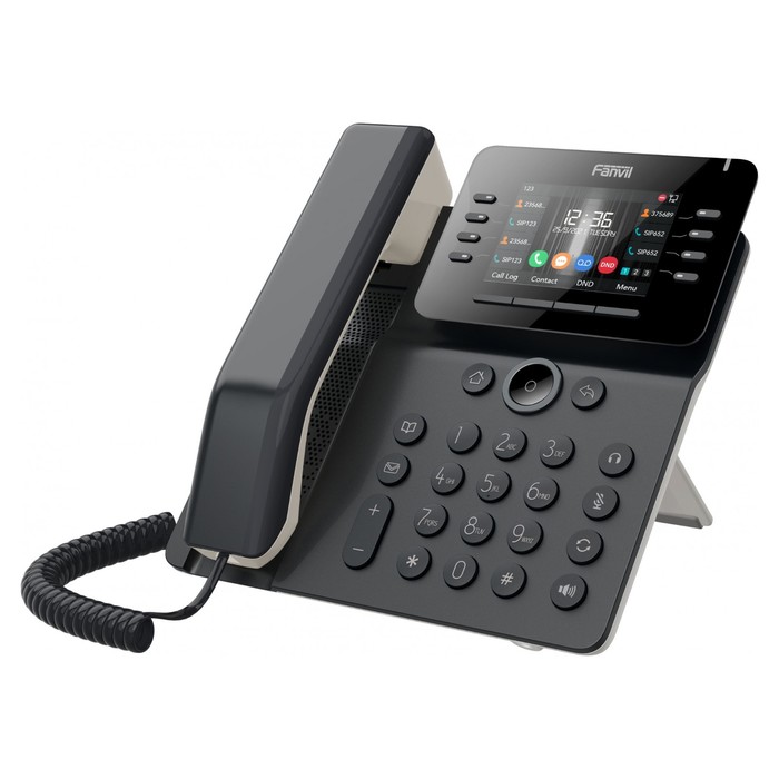 Телефон IP Fanvil V64, чёрный телефон ip fanvil h5 чёрный