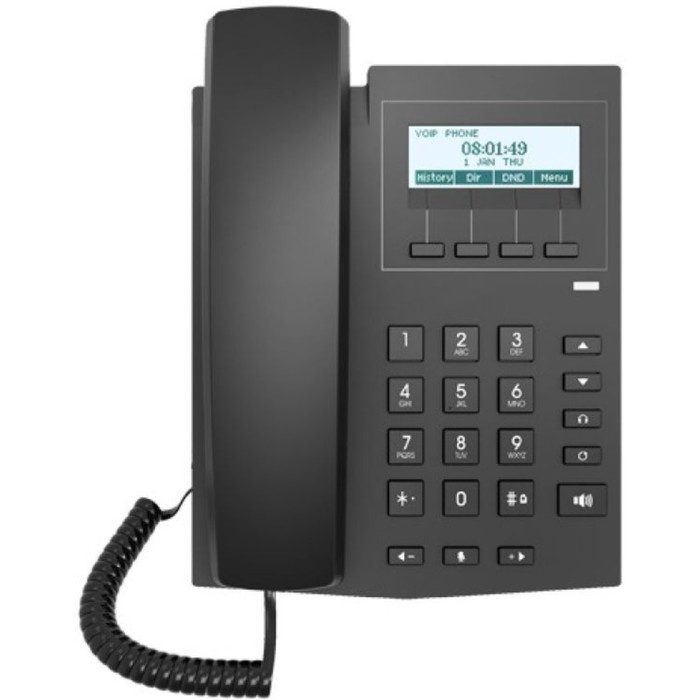 Телефон IP Fanvil X1S, чёрный телефон ip fanvil h5 чёрный