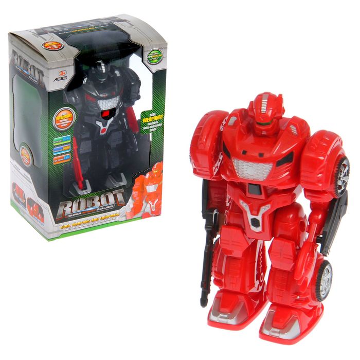 Робот «Разрушитель», работает от батареек, цвета МИКС