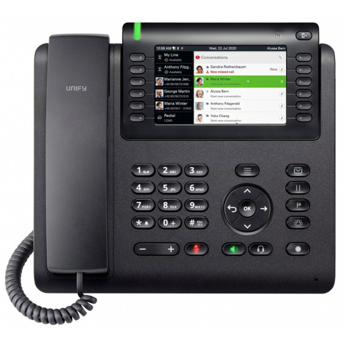 фото Телефон sip unify openscape desk phone cp700x, чёрный unify communications