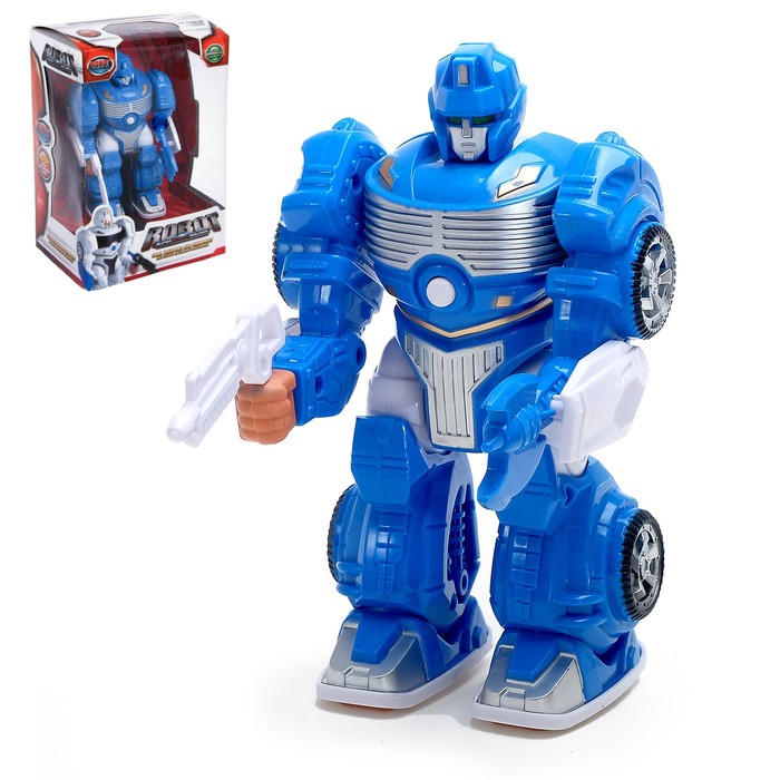 Робот «Захватчик», работает от батареек, цвета МИКС