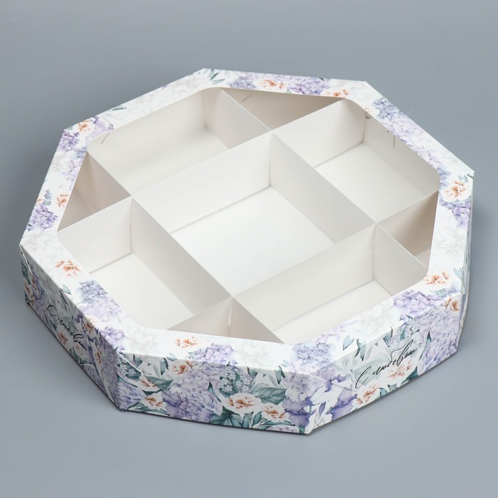 Коробка кондитерская, упаковка, «С любовью», 29 х 29 х 5 см