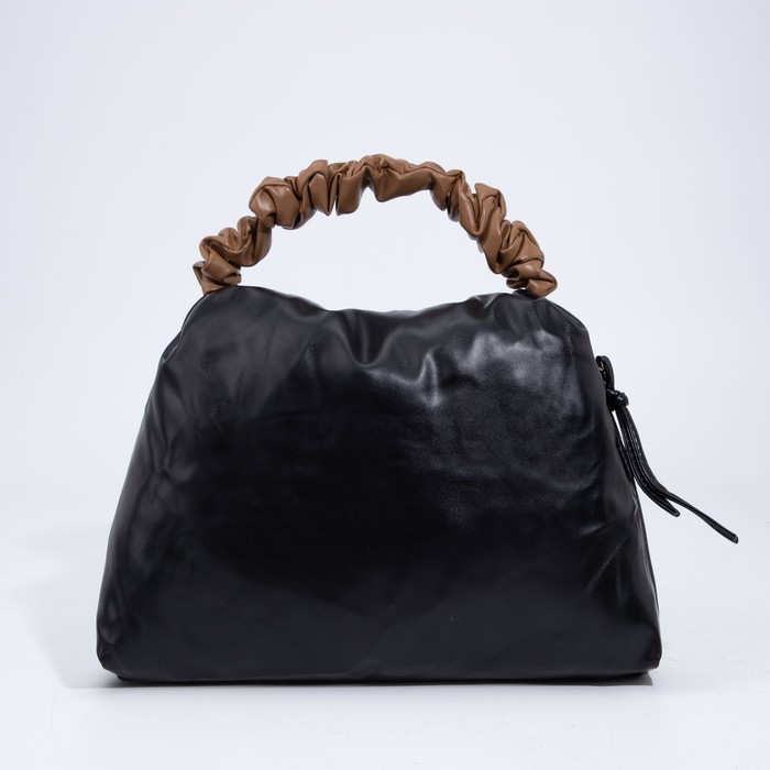 Сумка-мешок на молнии, цвет чёрный сумка мешок на молнии цвет чёрный