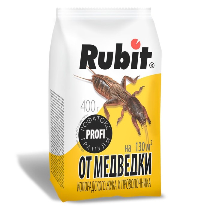 

Гранулы "Rubit" Рофатокс, от медведки и проволочника, 400 г