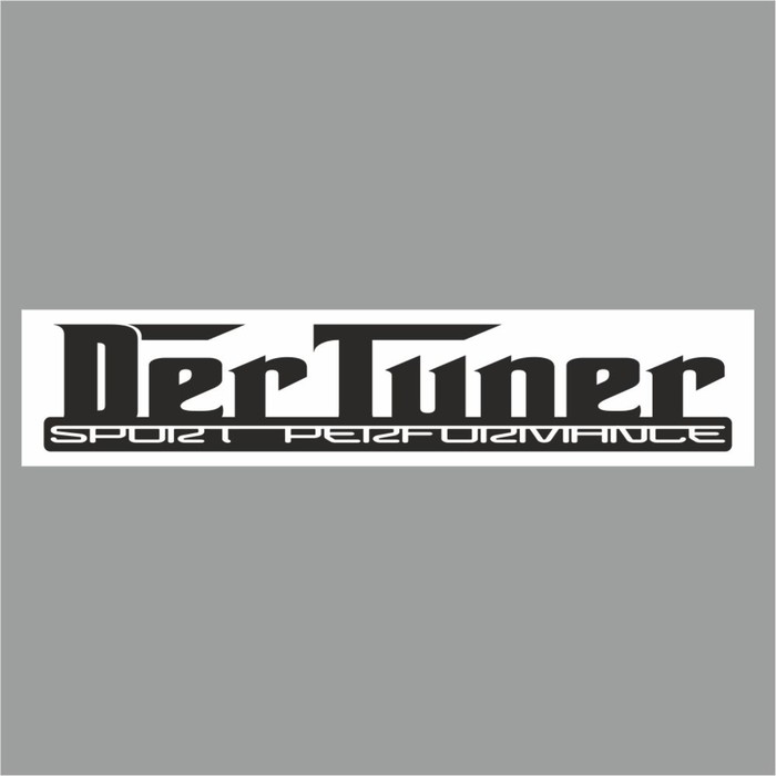 

Полоса на лобовое стекло "DER TUNER", белая, 1220 х 270 мм