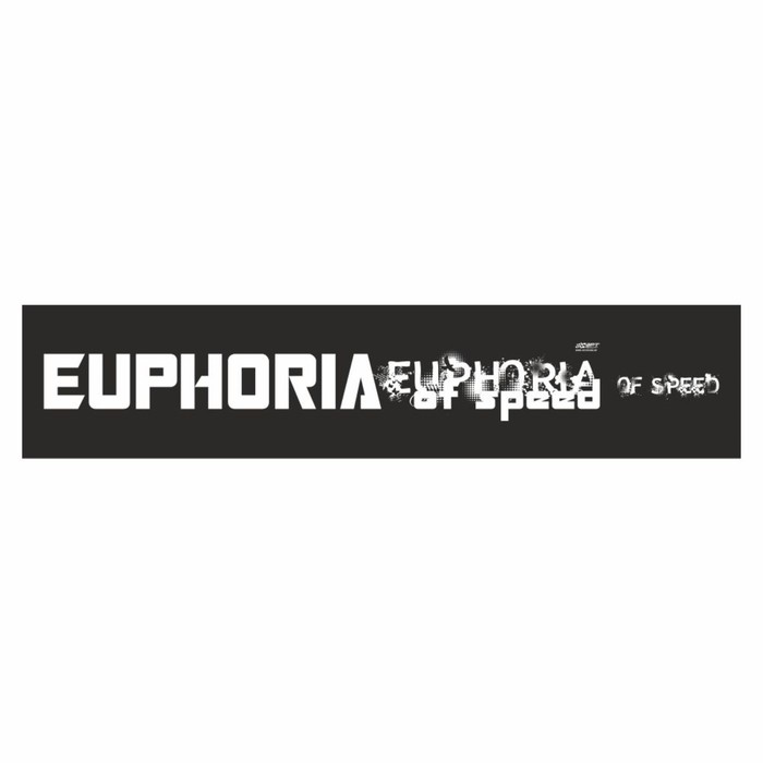 Полоса на лобовое стекло EUPHORIA, черная, 1220 х 270 мм полоса на лобовое стекло ultimate черная 1220 х 270 мм