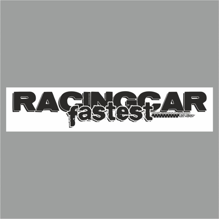 Полоса на лобовое стекло RACINGCAR fastest, белая, 1220 х 270 мм полоса на лобовое стекло racingcar fastest черная 1300 х 170 мм