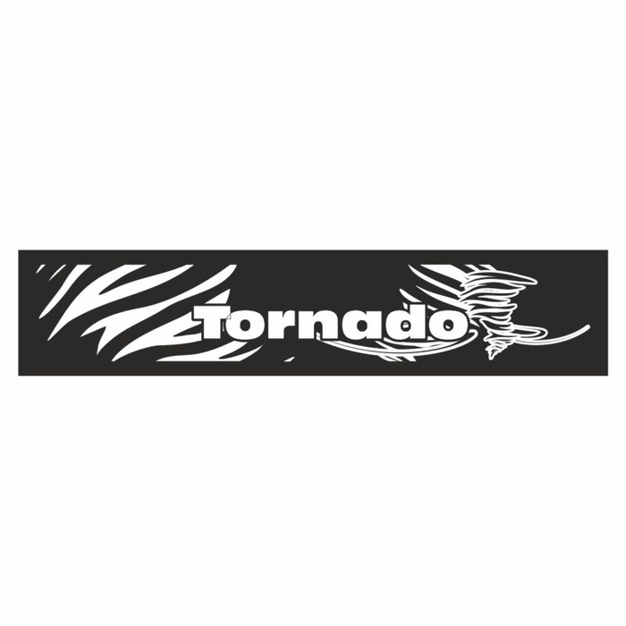 Полоса на лобовое стекло TORNADO, черная, 1220 х 270 мм полоса на лобовое стекло street style черная 1220 х 270 мм