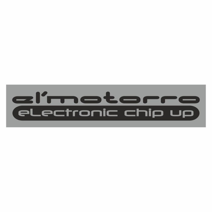 

Полоса на лобовое стекло "El'motoro electronic chip up", серебро, 1300 х 170 мм