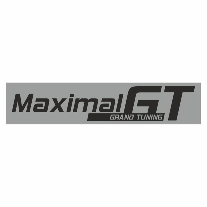 

Полоса на лобовое стекло "MAXIMAL GT", серебро, 1300 х 170 мм