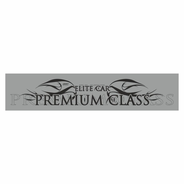 

Полоса на лобовое стекло "PREMIUM CLASS", серебро, 1300 х 170 мм