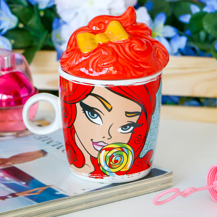 Кружка причёски "Горячая штучка" 300 мл