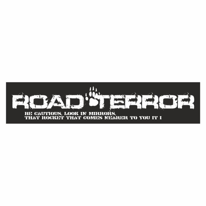 Полоса на лобовое стекло ROAD TERROR, черная, 1300 х 170 мм полоса на лобовое стекло road terror белая 1600 х 170 мм