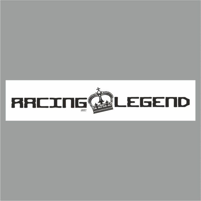 Полоса на лобовое стекло RACING LEGEND, белая, 1600 х 170 мм полоса на лобовое стекло racing legend черная 1600 х 170 мм