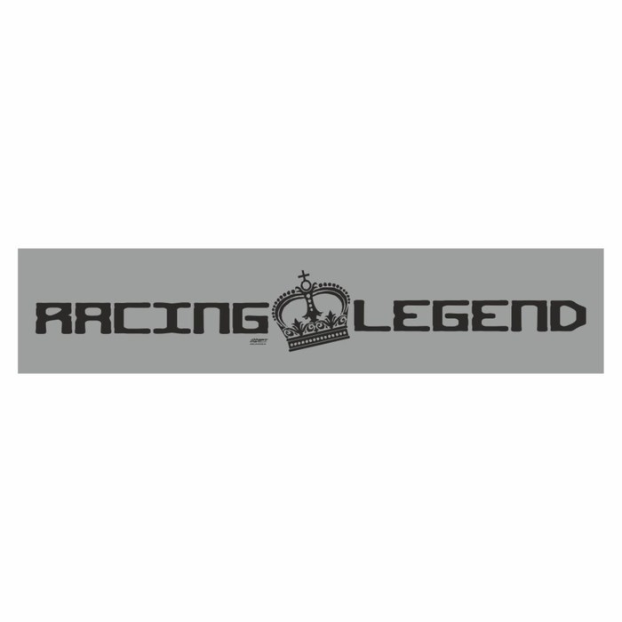 Полоса на лобовое стекло RACING LEGEND, серебро, 1600 х 170 мм полоса на лобовое стекло racing legend черная 1600 х 170 мм