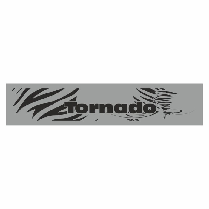 Полоса на лобовое стекло TORNADO, серебро, 1600 х 170 мм полоса на лобовое стекло tornado черная 1600 х 170 мм