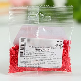 

Посыпка микс «Красный бархат», 25 г.